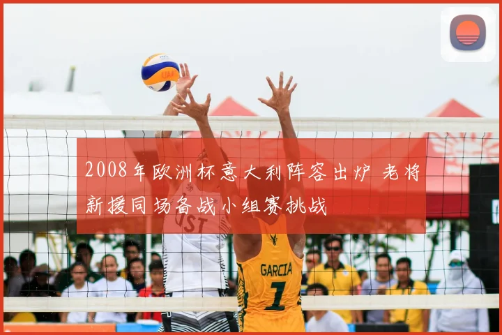 2008年欧洲杯意大利阵容出炉 老将新援同场备战小组赛挑战
